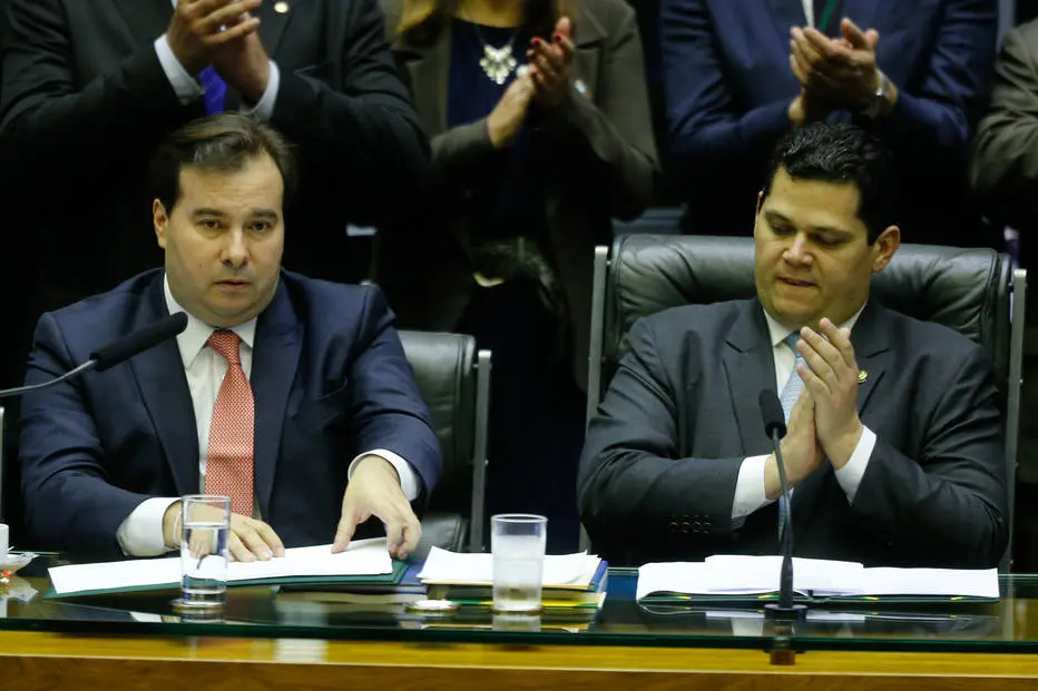 Os presidentes da Câmara, Rodrigo Maia, e do Senado, Davi Alcolumbre Os presidentes da Câmara, Rodrigo Maia, e do Senado, Davi Alcolumbre