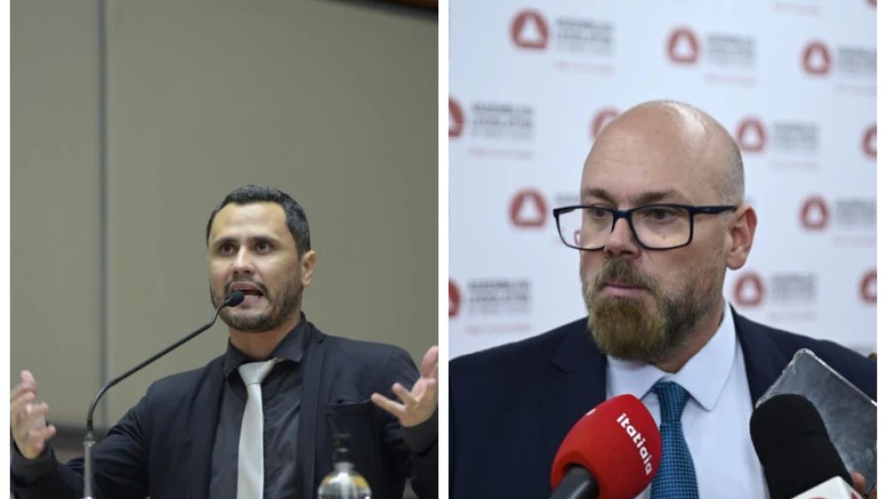 O senador Cleitinho Azevedo (Republicanos) e o deputado estadual Professor Cleiton (PV)

Reprodução: internet