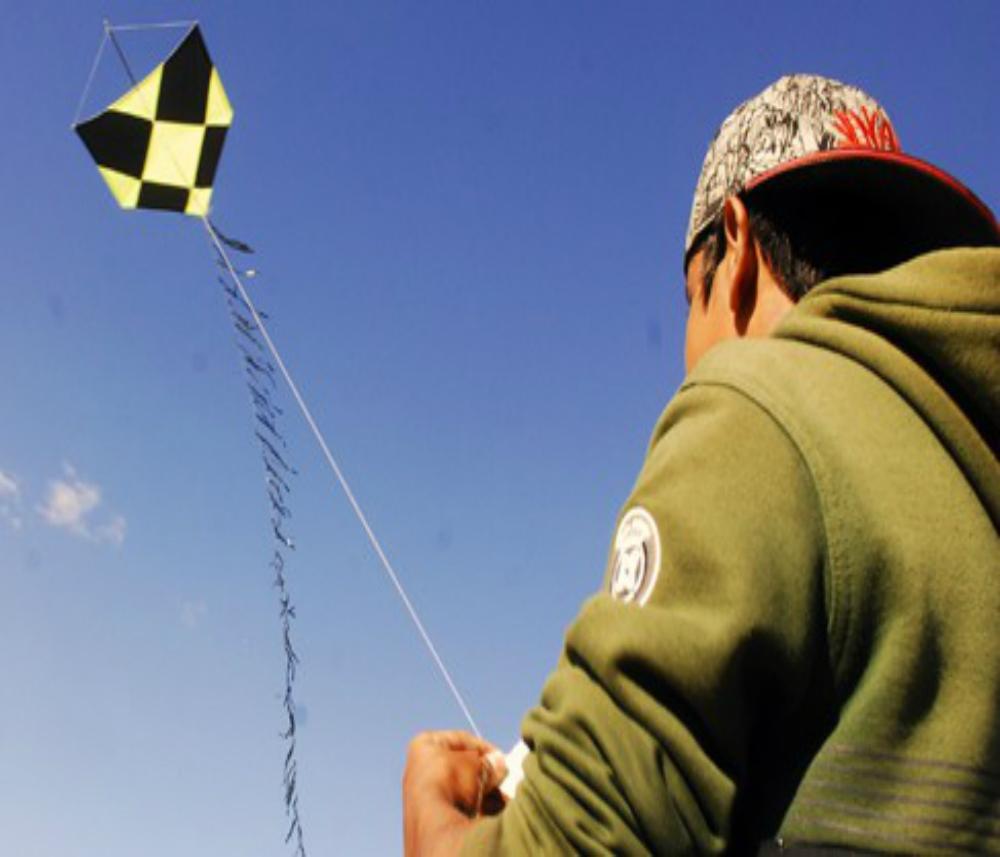 Para quem está empinando a pipa, a atenção também deve ser redobrada, reforça a Fhemig Para quem está empinando a pipa, a atenção também deve ser redobrada, reforça a Fhemig