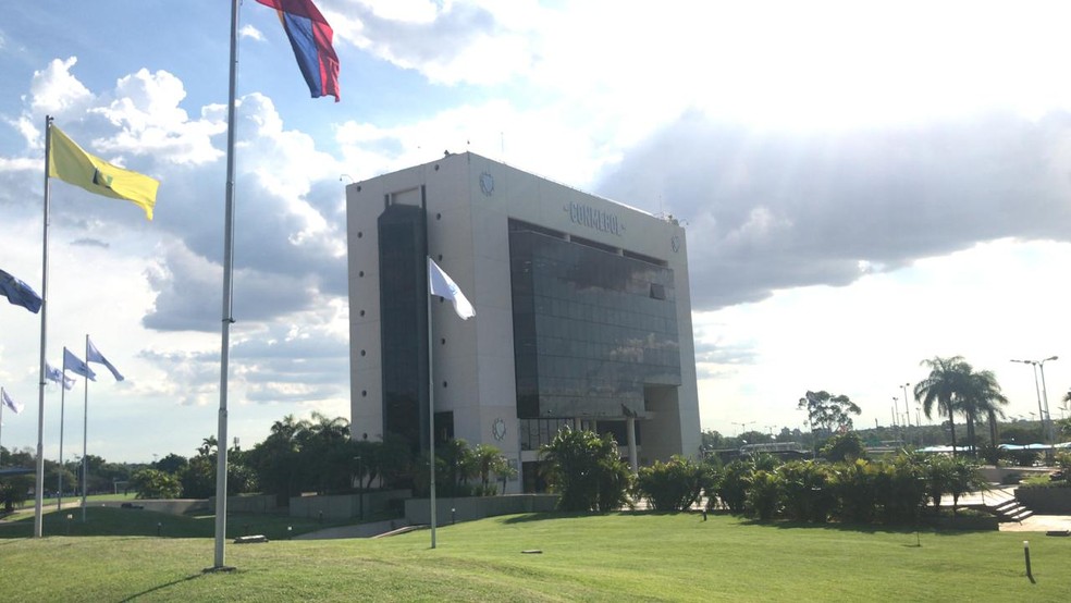 Sede da Conmebol no Paraguai — Foto: Martín Fernandez