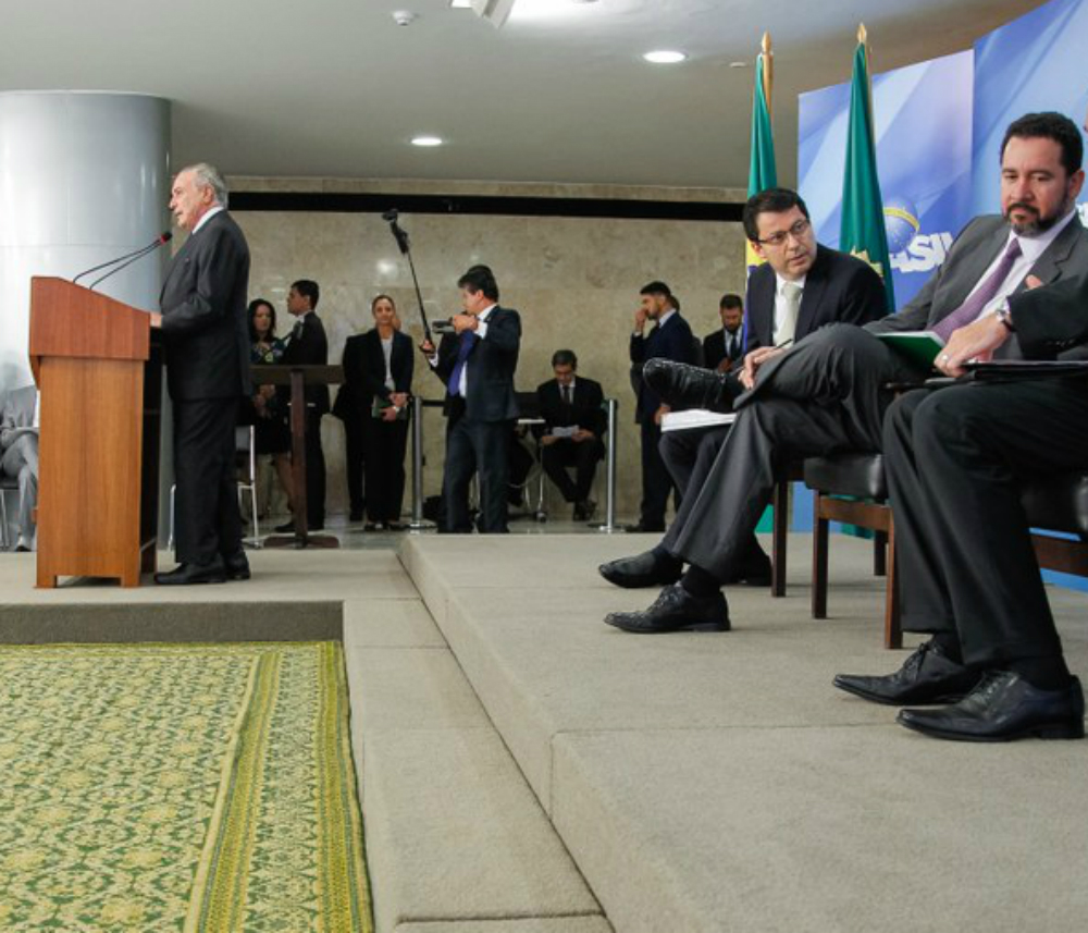 Presidente da República, Michel Temer, fez o anúncio da redução das taxas na tarde desta quinta-feira (28) (Beto Barata/PR)