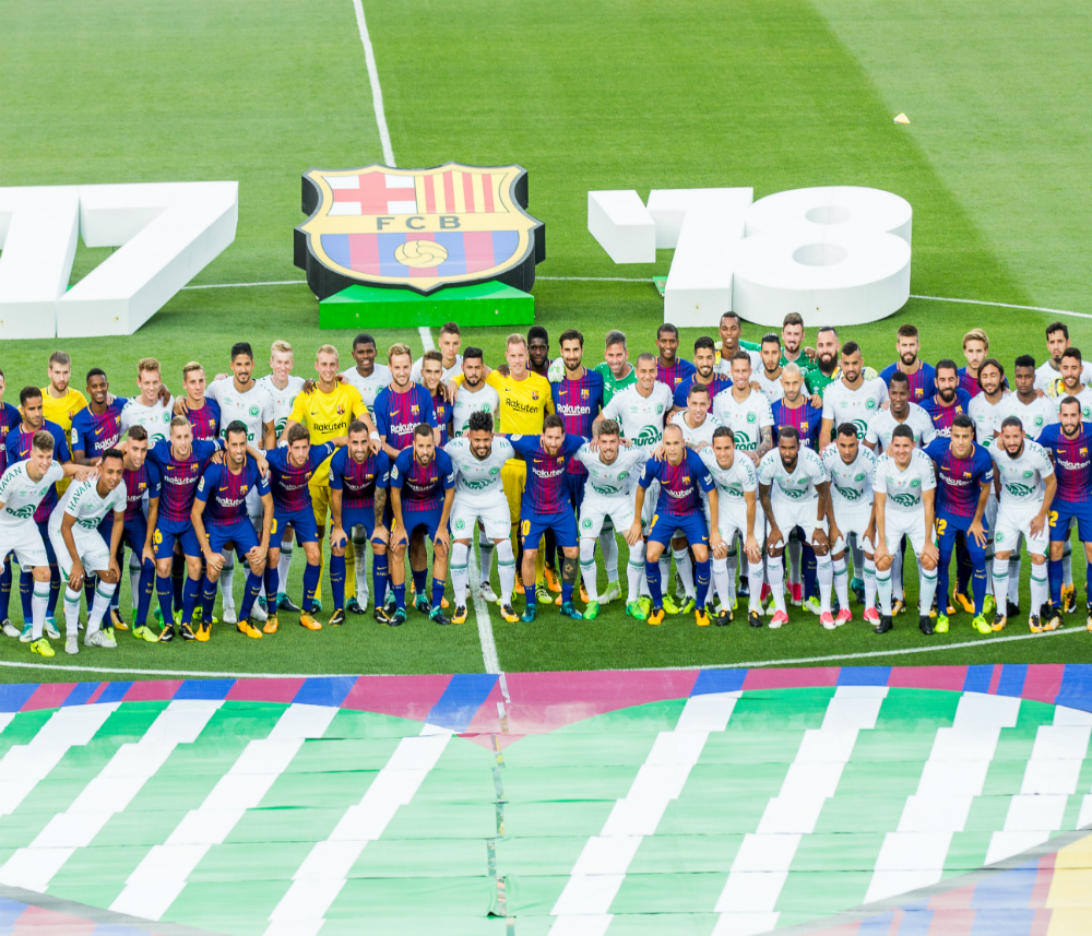 Na partida entre Barcelona e Chapecoense, no Camp Nou, ninguém se atentou ao placar, porque o futebol foi muito mais sentido do que jogado (Fotos: Roger Bogunya - F.C. Barcelona)