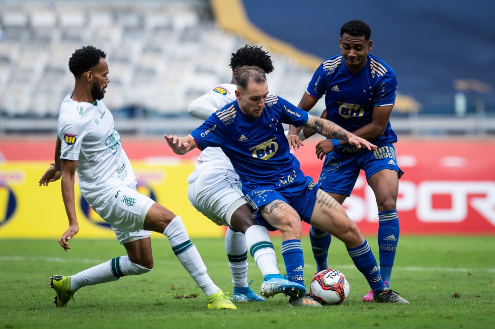 Lance de Cruzeiro 1x2 América-MG — Foto: Bruno Haddad/Cruzeiro